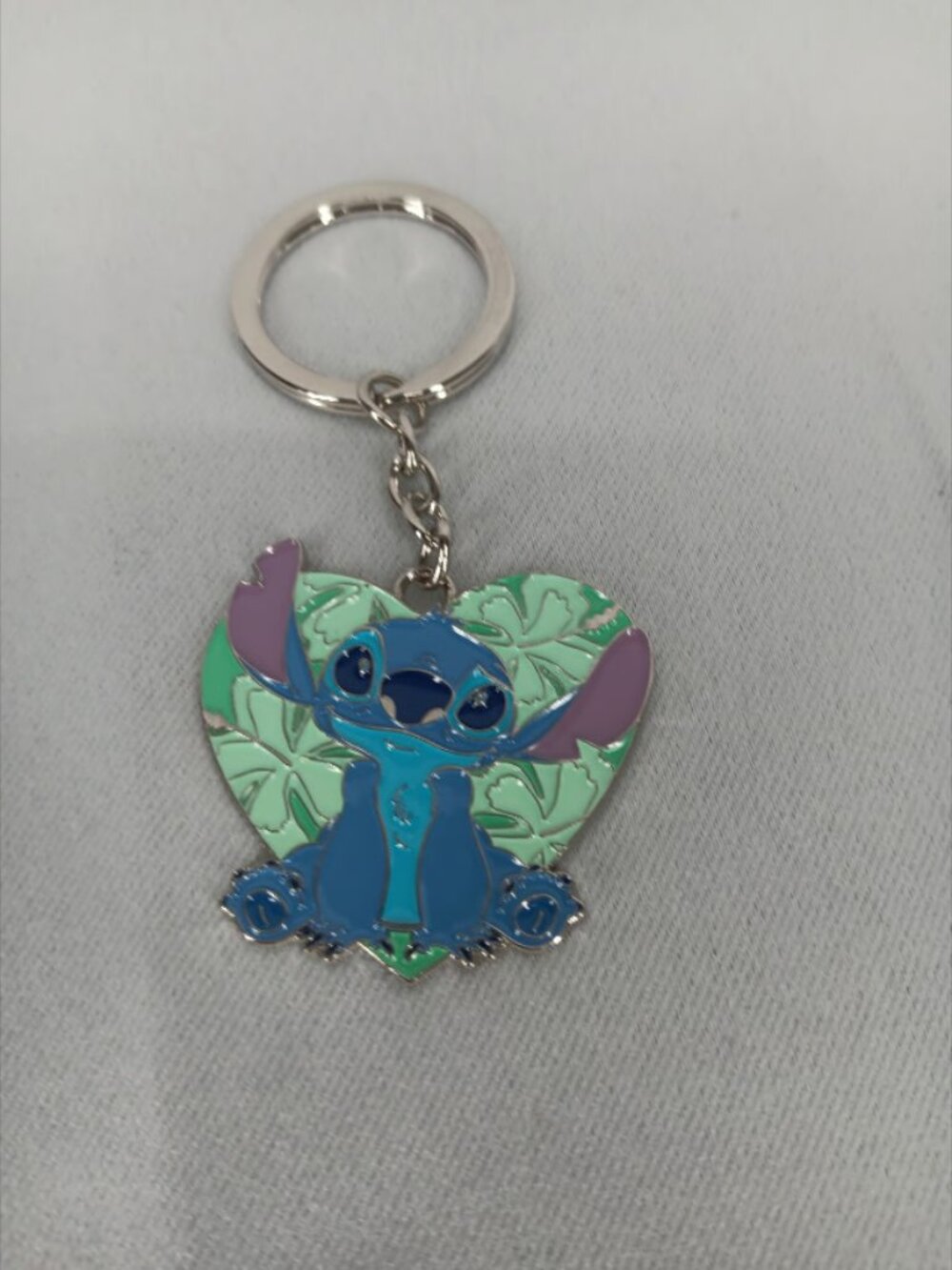 Disney Parks Stitch Green Keychain NWT